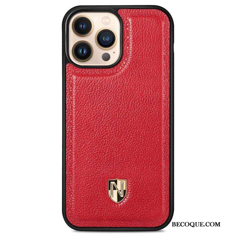 Coque iPhone 14 Pro Max Véritable Cuir CASENEO