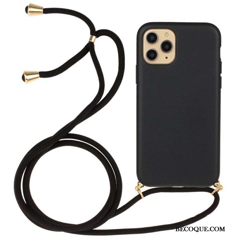 Coque iPhone 14 Pro Max à Cordon Paille de Blé