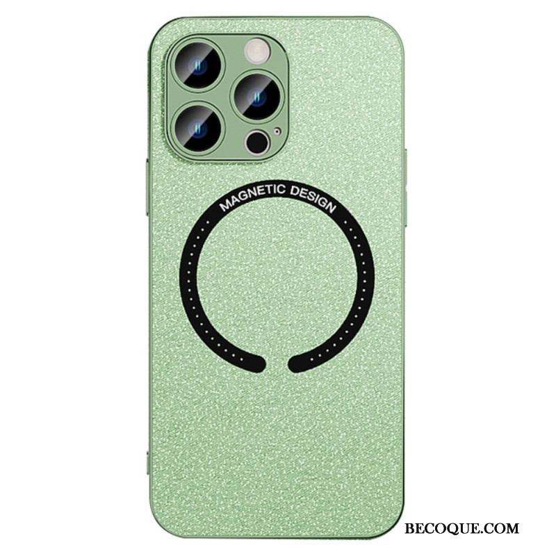 Coque iPhone 14 Pro Simili Cuir Compatible Magsafe