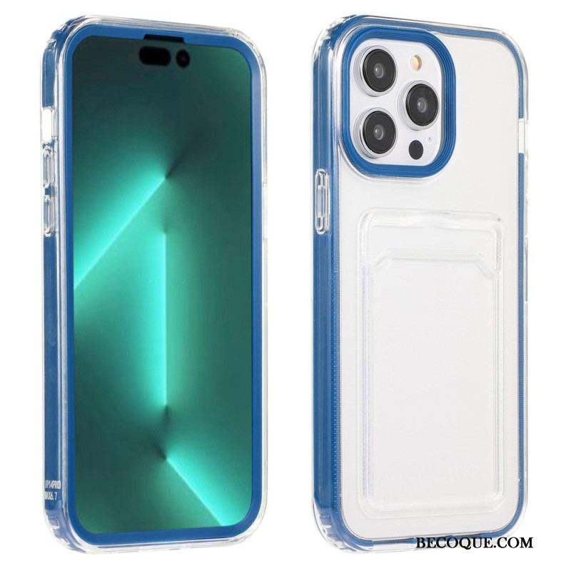 Coque iPhone 14 Pro Transparente Porte-Carte