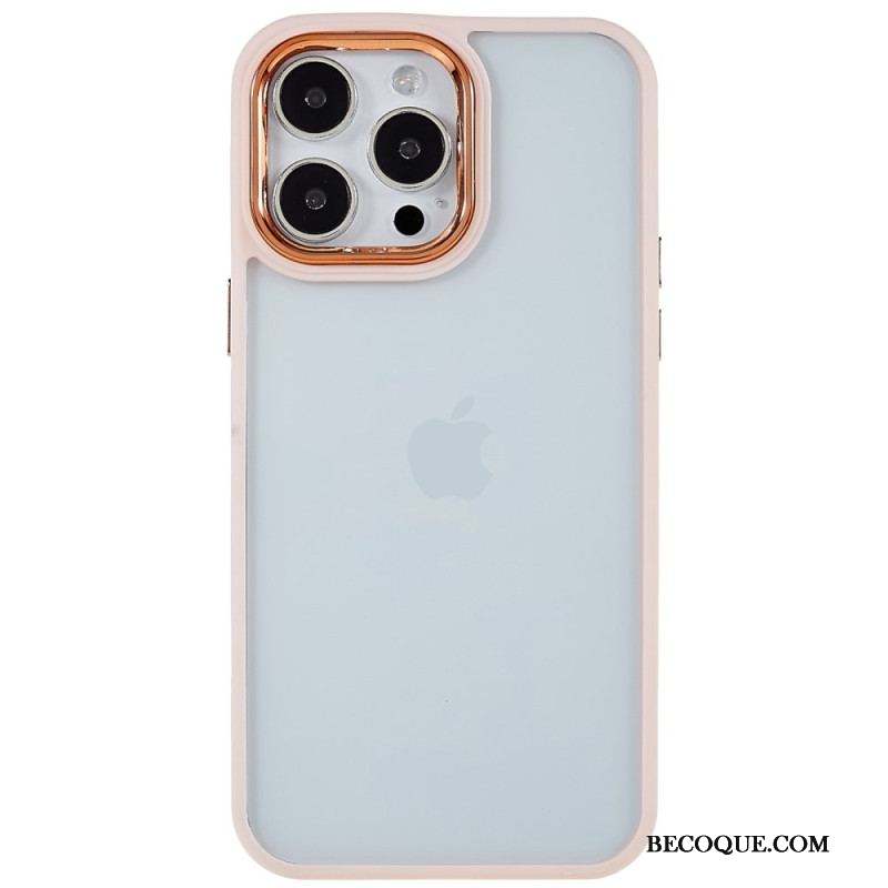 Coque iPhone 14 Pro Transparente Rebords Colorés