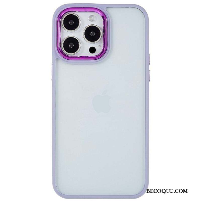 Coque iPhone 14 Pro Transparente Rebords Colorés