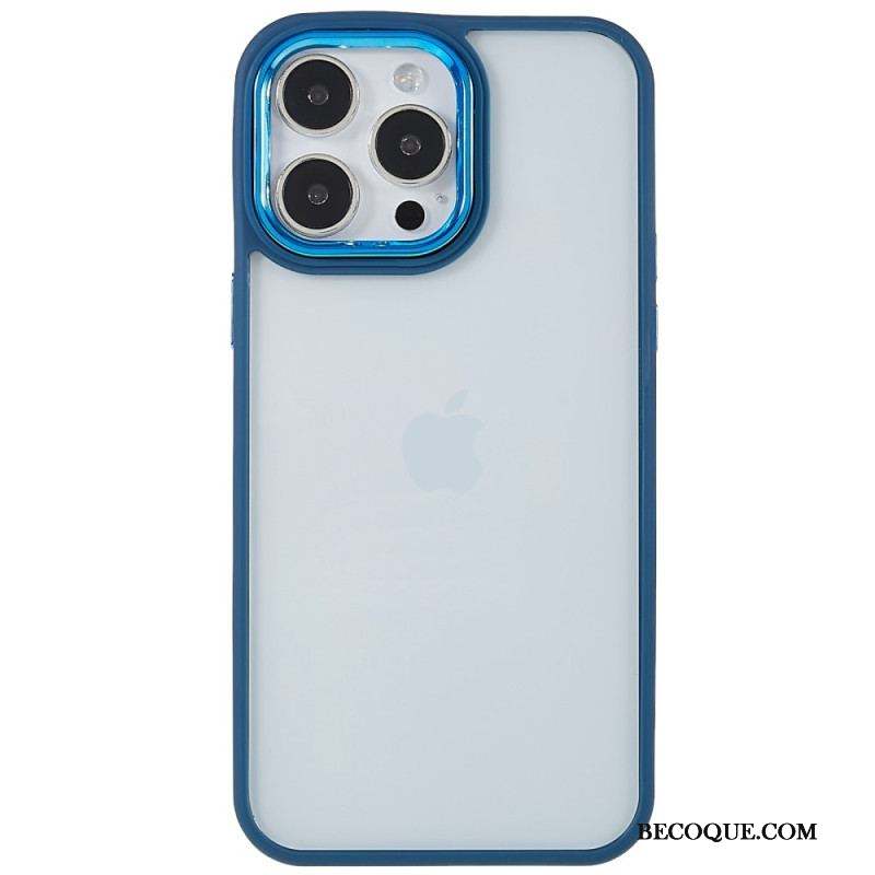 Coque iPhone 14 Pro Transparente Rebords Colorés