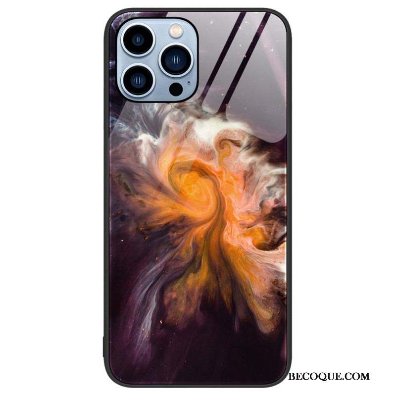 Coque iPhone 14 Pro Verre Trempé Marble Colors