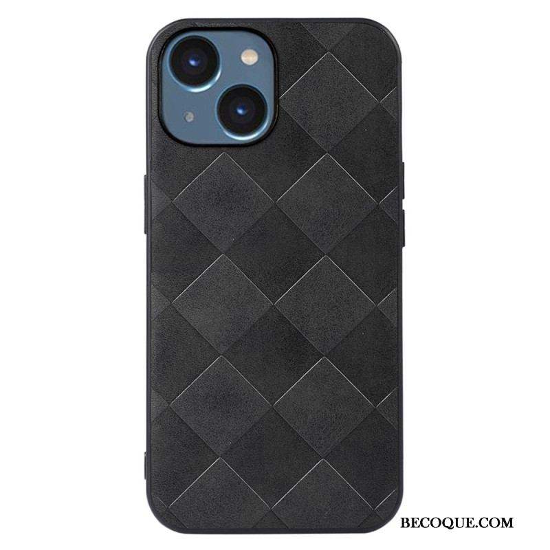 Coque iPhone 14 Texture Tissée