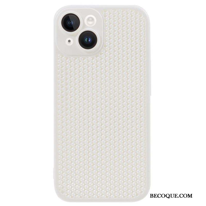 Coque iPhone 15 Plus Nid d'Abeille avec Protecteur Appareil Photo