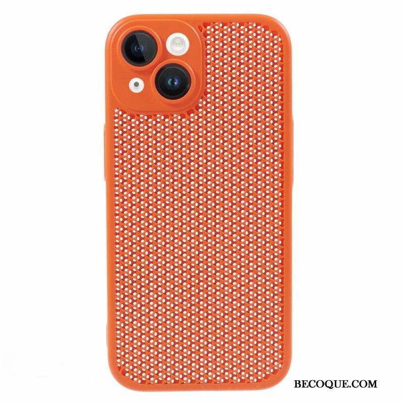 Coque iPhone 15 Plus Nid d'Abeille avec Protecteur Appareil Photo