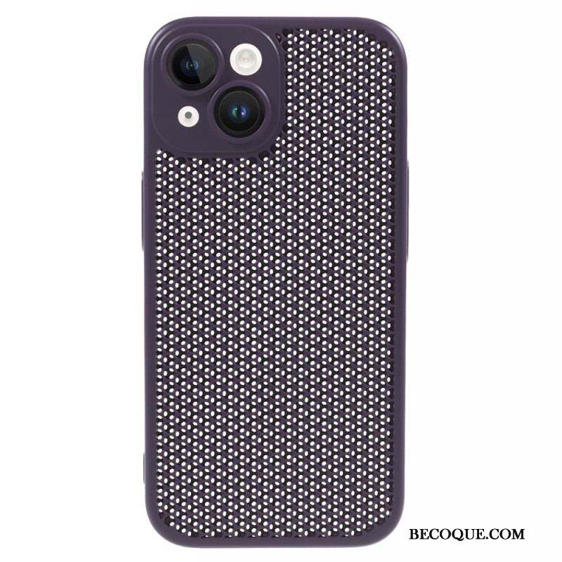 Coque iPhone 15 Plus Nid d'Abeille avec Protecteur Appareil Photo