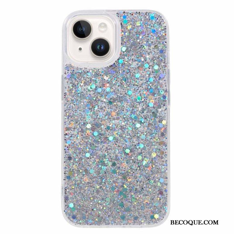 Coque iPhone 15 Plus Paillettes