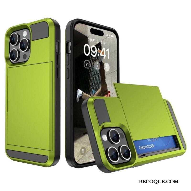 Coque iPhone 15 Plus Porte-Carte à Glissière