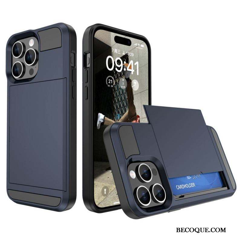 Coque iPhone 15 Plus Porte-Carte à Glissière