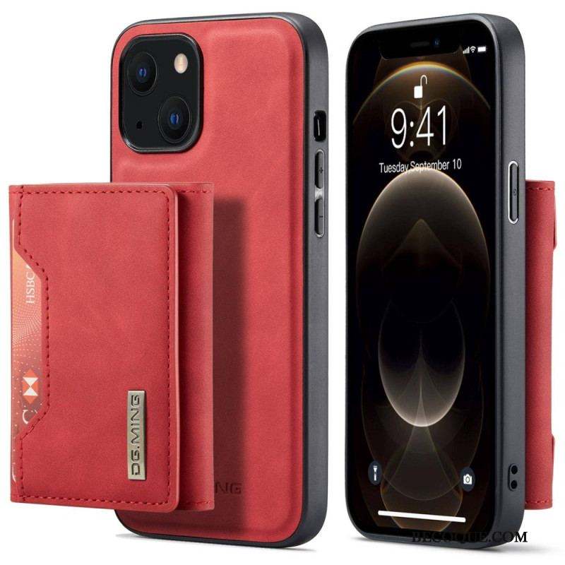 Coque iPhone 15 Plus Porte-Cartes Détachable DG.MING