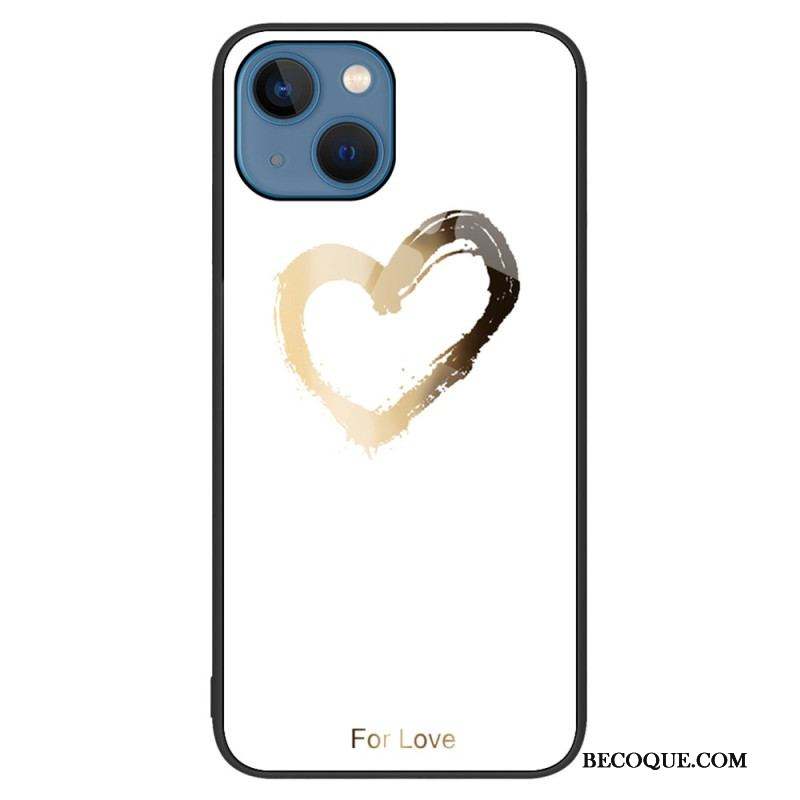 Coque iPhone 15 Plus Verre Trempé Coeur