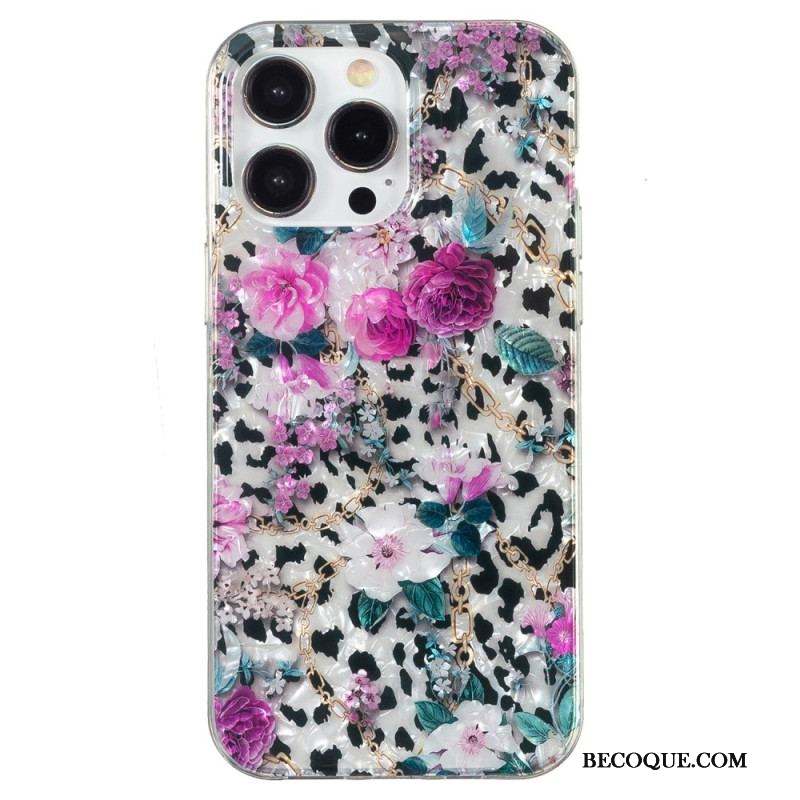 Coque iPhone 15 Pro Florale