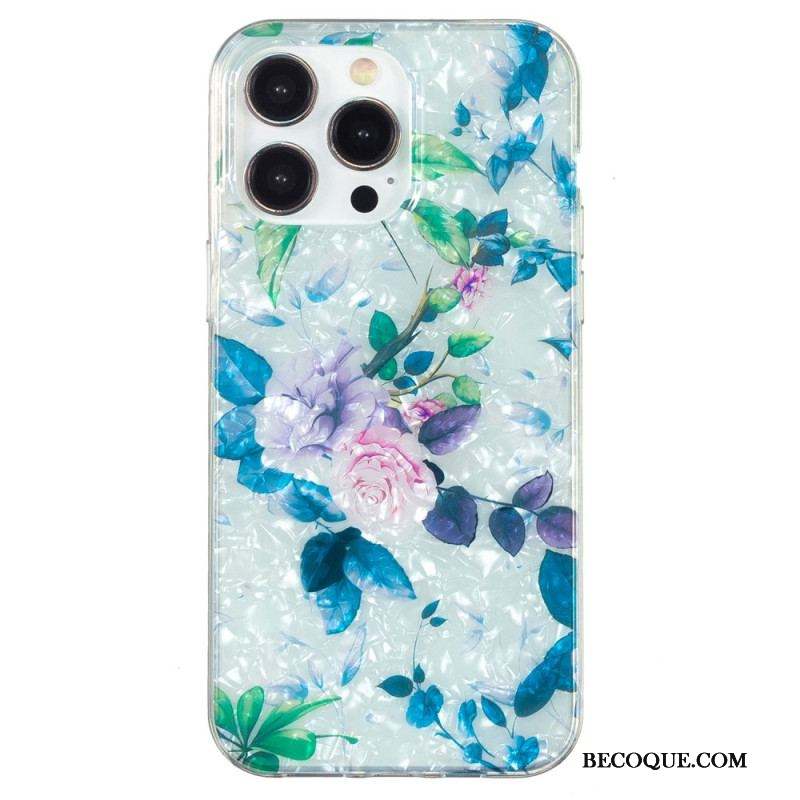 Coque iPhone 15 Pro Florale