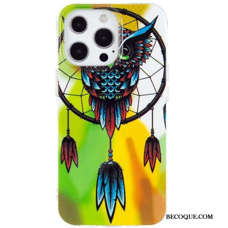 Coque iPhone 15 Pro Max Fluorescente Attrape Rêves