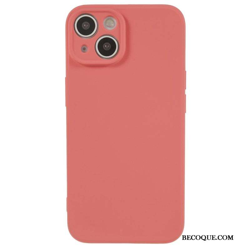 Coque iPhone 15 Silicone et Microfibre