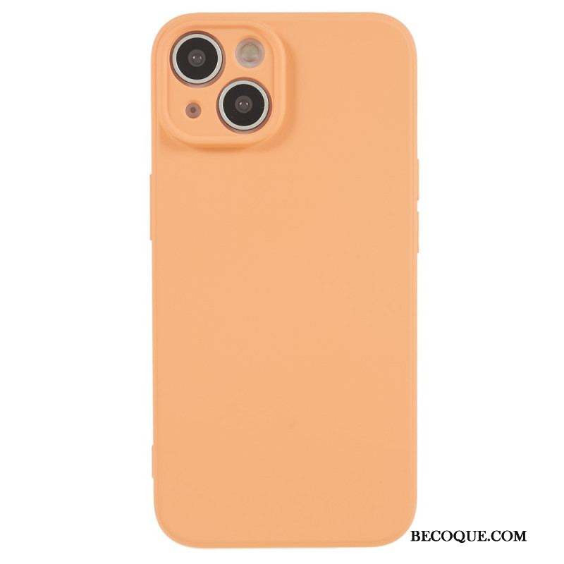 Coque iPhone 15 Silicone et Microfibre