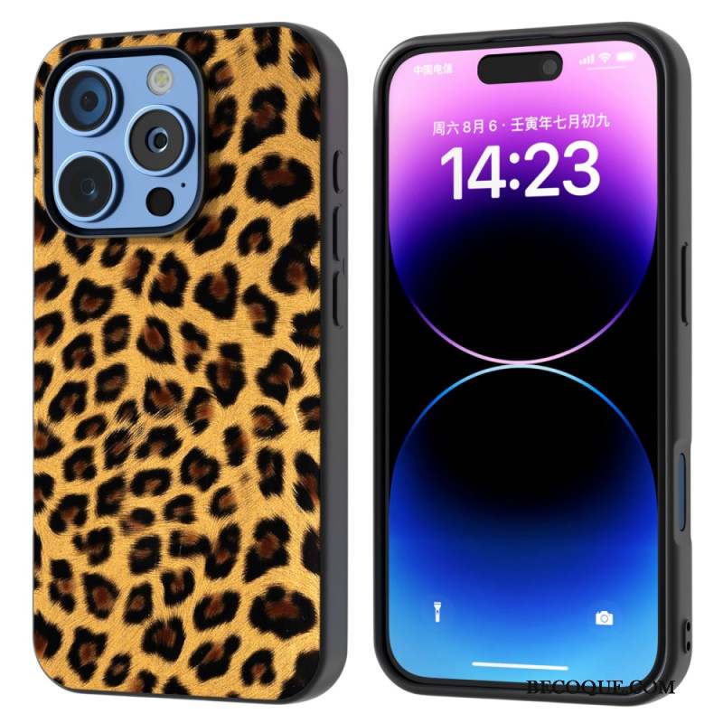 Coque iPhone 16 Pro Léopard ABEEL