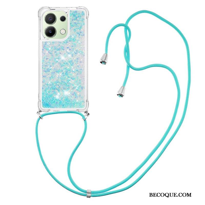 Coque à Cordon Xiaomi Redmi Note 13 4G Paillettes