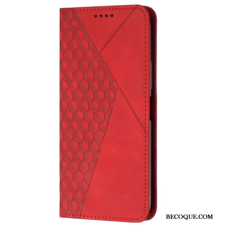 Flip Cover Moto G73 5G Style Cuir avec 3 Porte-Cartes