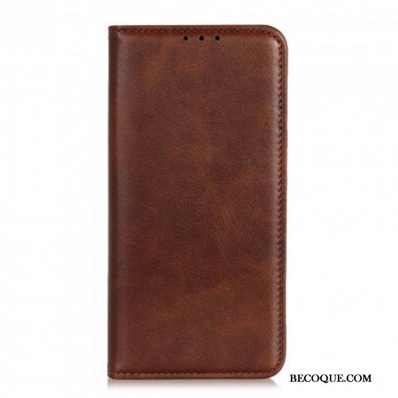 Flip Cover Motorola Edge 20 Cuir Fendu Design