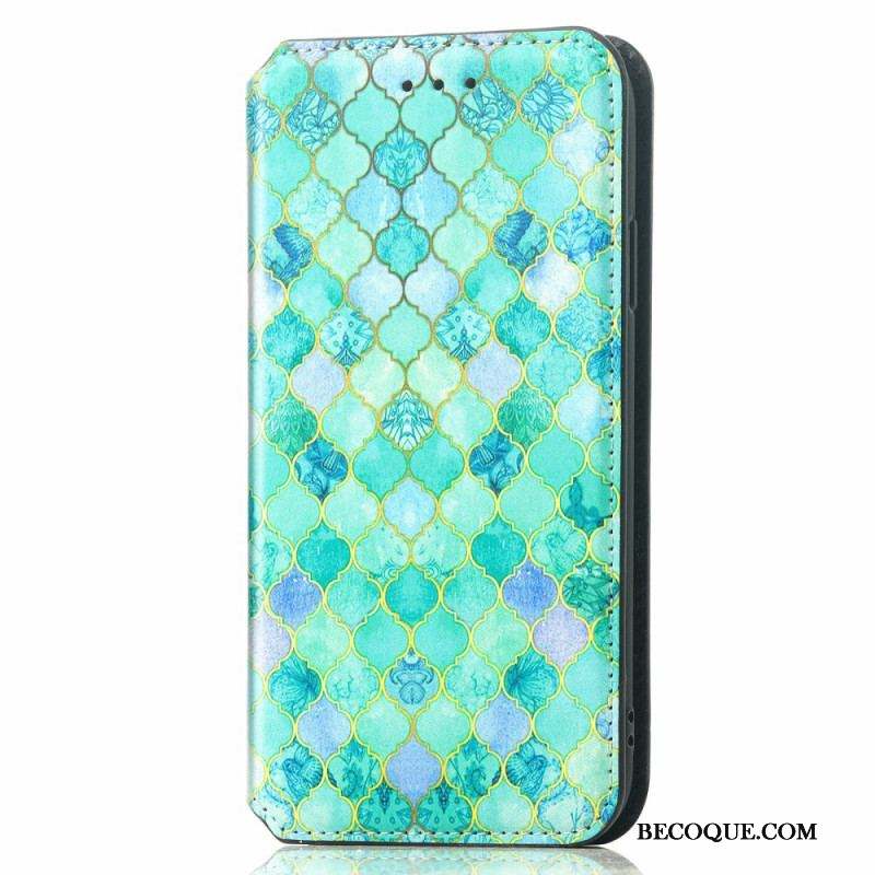 Flip Cover Motorola Edge 20 Motif Coloré Surprenant