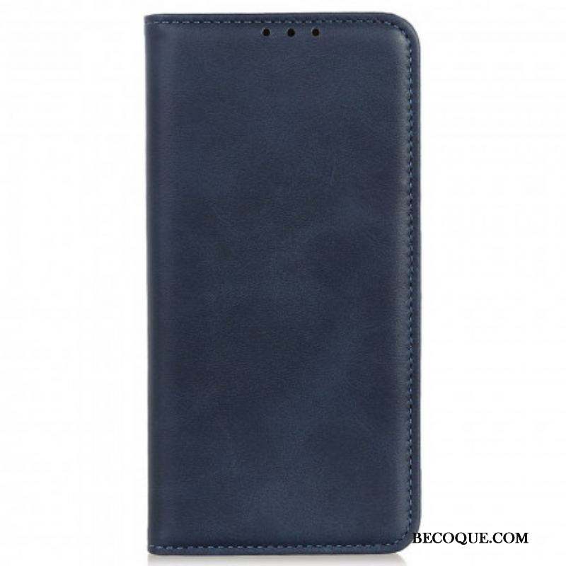 Flip Cover Motorola Edge 20 Pro Cuir Fendu Design