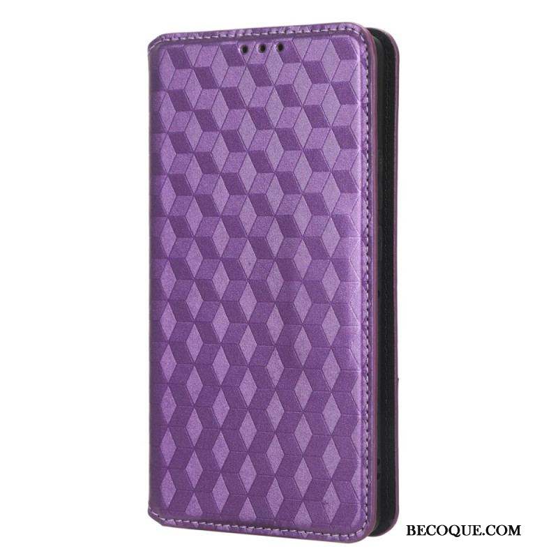 Flip Cover Motorola Edge 40 Pro Motif 3D