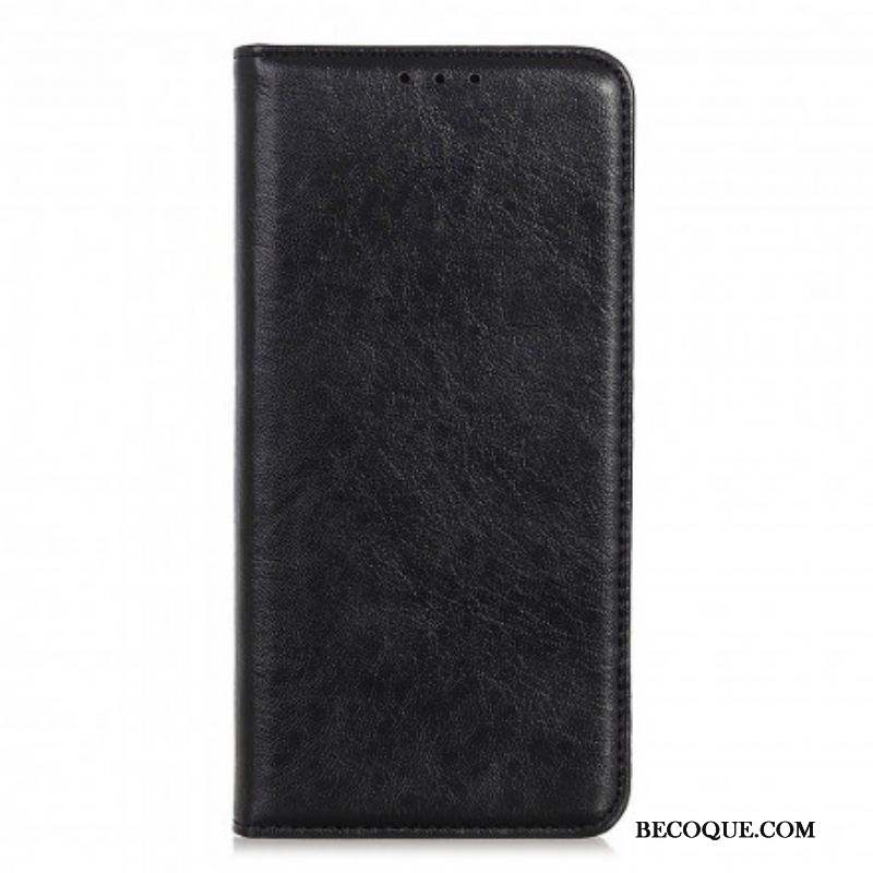 Flip Cover Motorola G60s Cuir Fendu Texturé