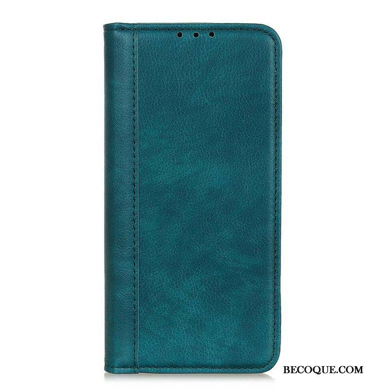 Flip Cover Samsung Galaxy A12 / M12 Cuir Fendu Coloré