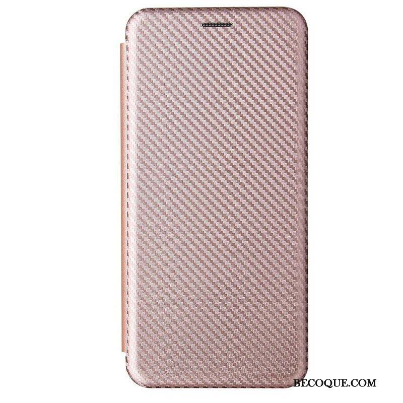 Flip Cover Samsung Galaxy A12 / M12 /Fibre Carbone