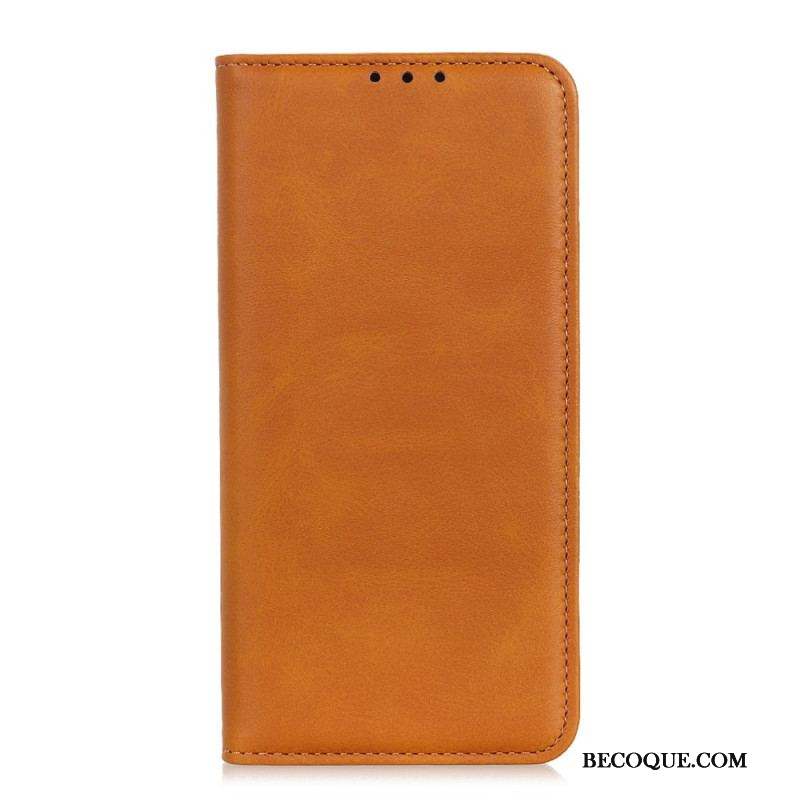 Flip Cover Samsung Galaxy A13 5G / A04s Cuir Fendu