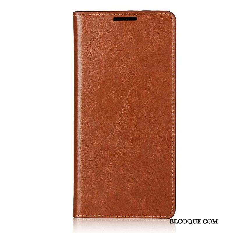 Flip Cover Samsung Galaxy A51 5G Cuir Véritable