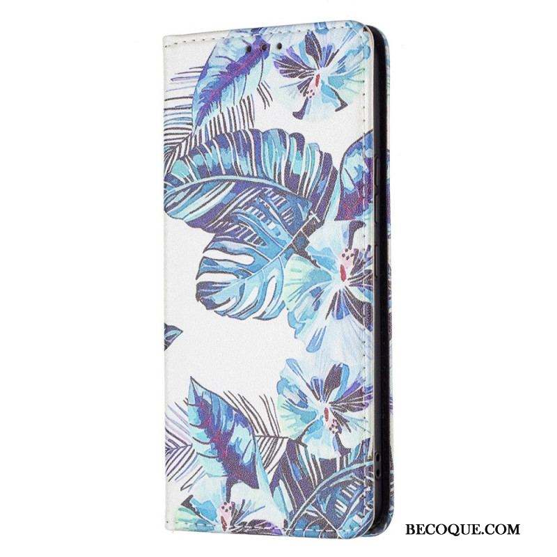 Flip Cover Samsung Galaxy A53 5G Feuilles