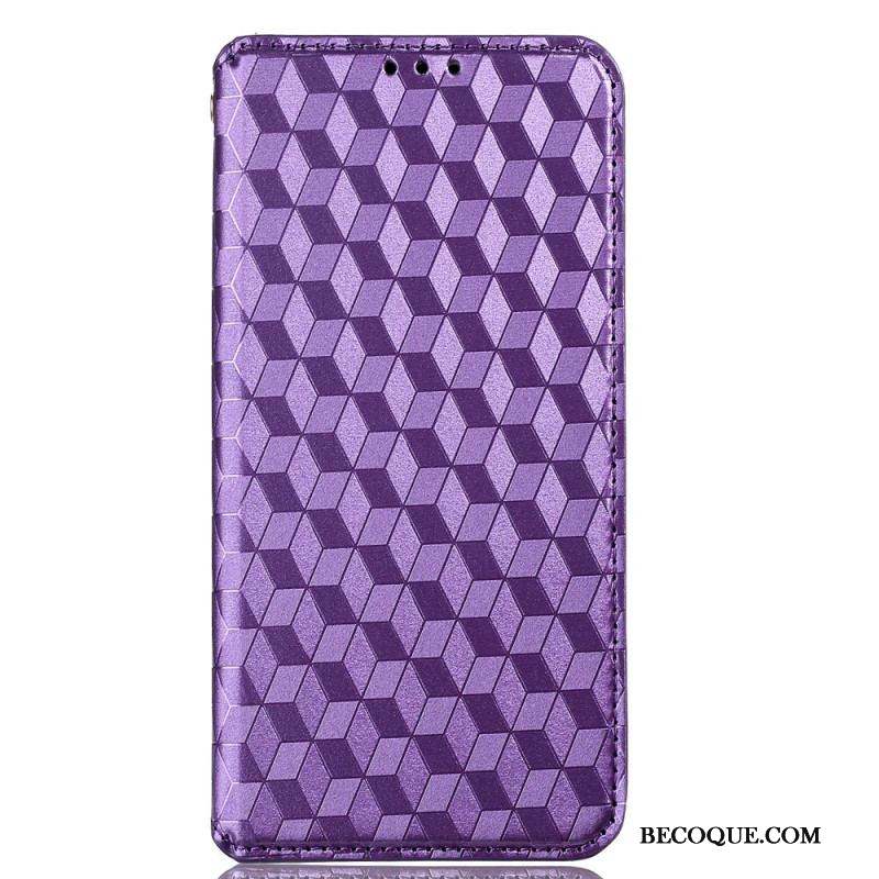 Flip Cover Samsung Galaxy A54 5G Motif 3D