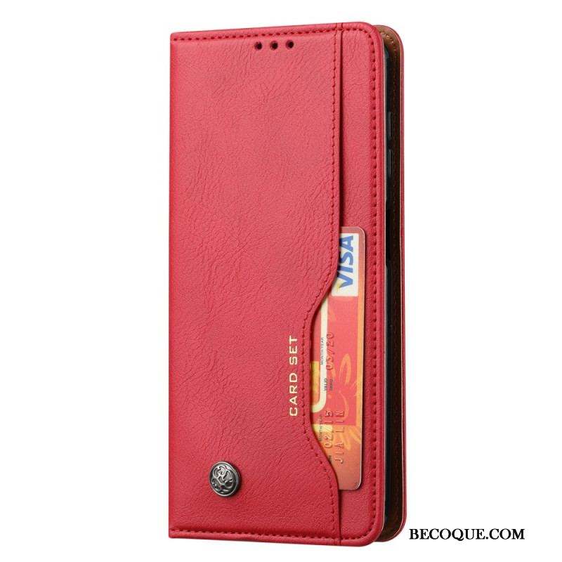 Flip Cover Samsung Galaxy A54 5G Simili Cuir Porte-Cartes