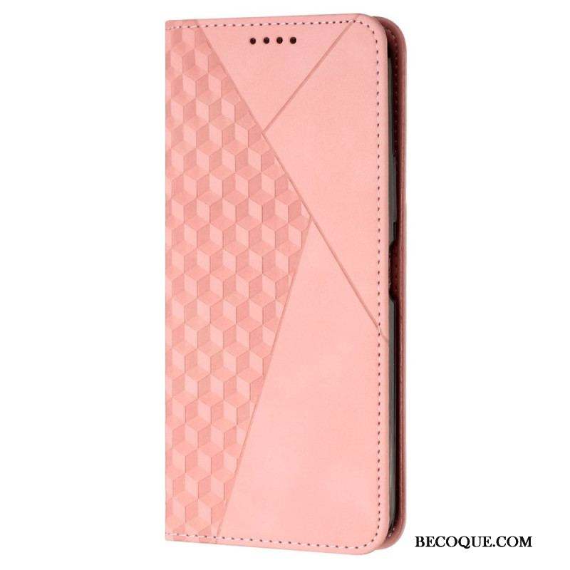 Flip Cover Samsung Galaxy A54 5G Style Cuir Motif 3D