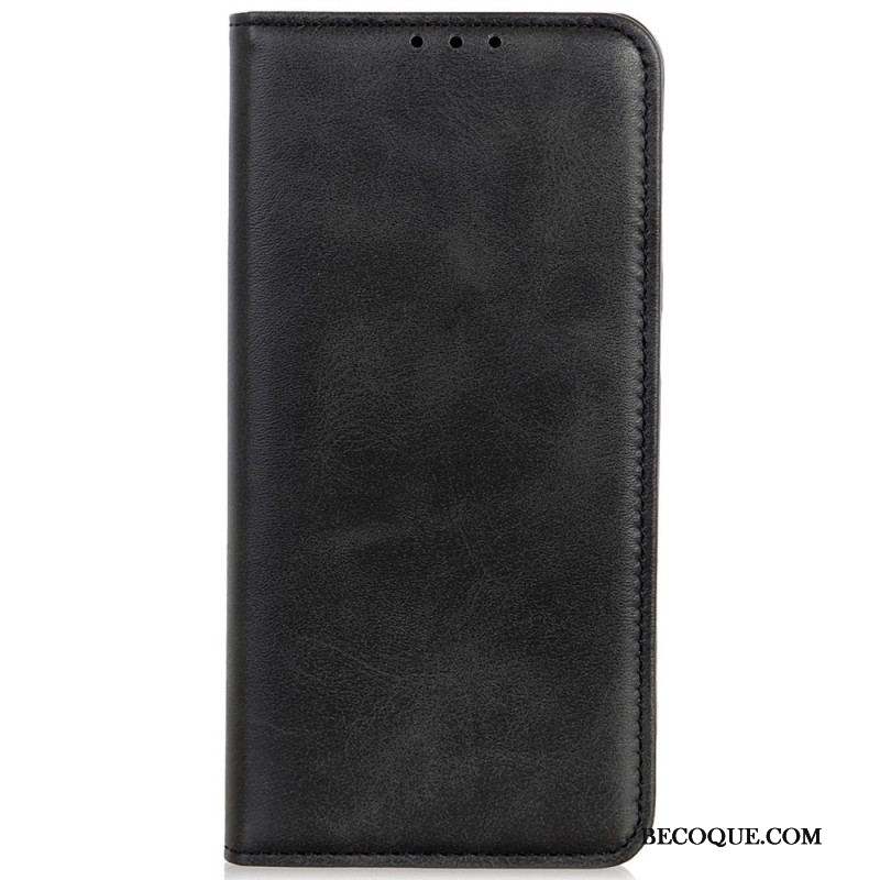 Flip Cover Samsung Galaxy M13 5G Cuir Fendu