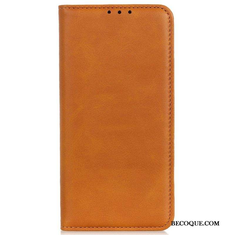 Flip Cover Samsung Galaxy M13 5G Cuir Fendu