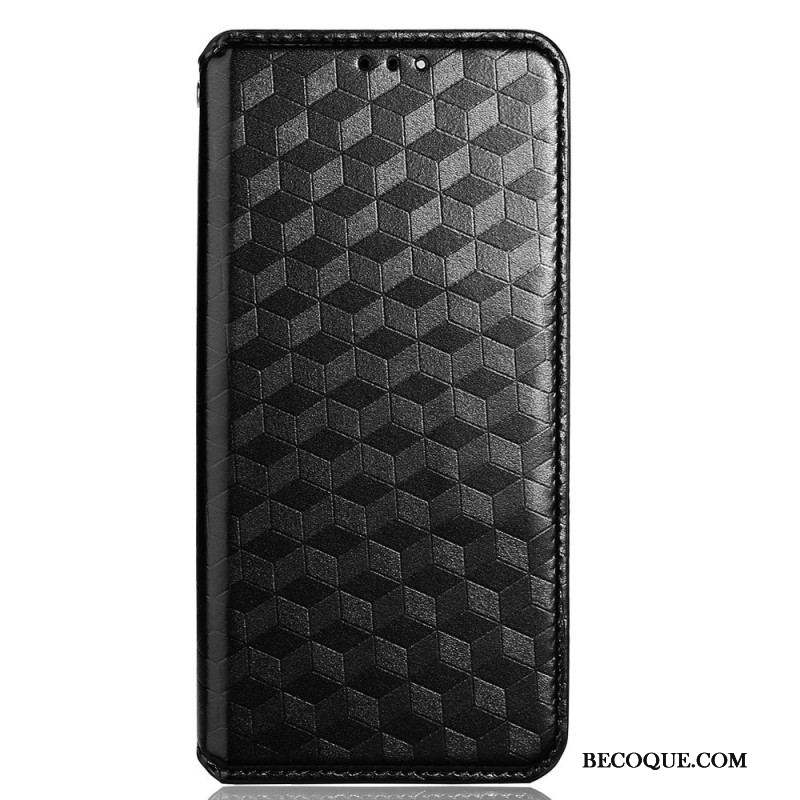 Flip Cover Samsung Galaxy M13 Cubes 3D