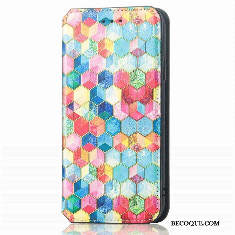 Flip Cover Samsung Galaxy M13 Design RFID Caseneo