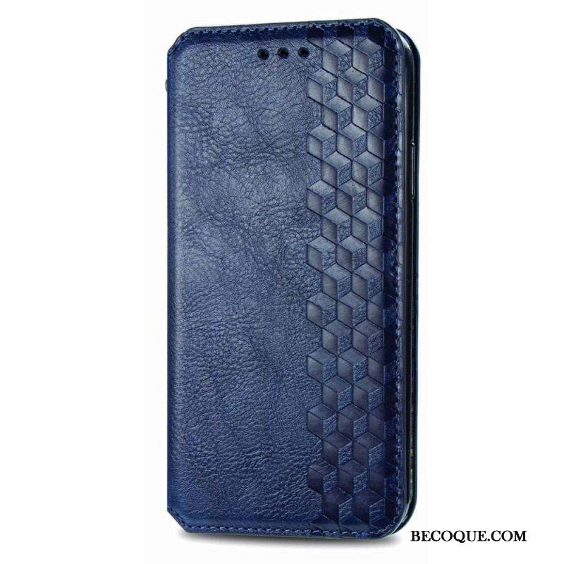 Flip Cover Samsung Galaxy M13 Effet Cuir Motif