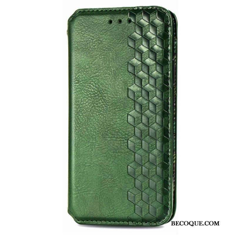 Flip Cover Samsung Galaxy M13 Effet Cuir Motif