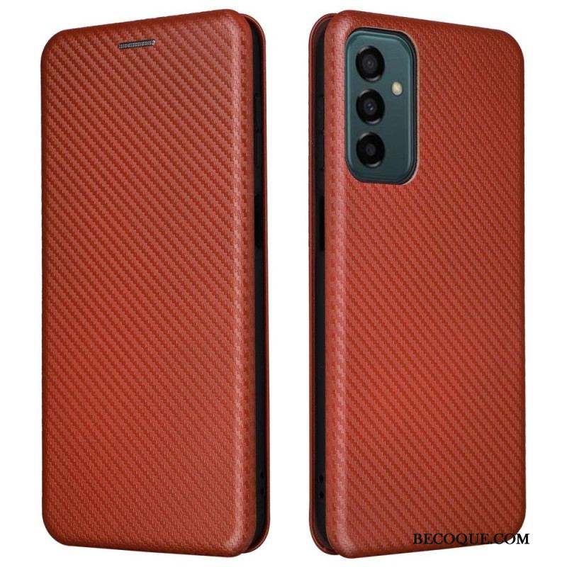 Flip Cover Samsung Galaxy M23 5G Fibre Carbone