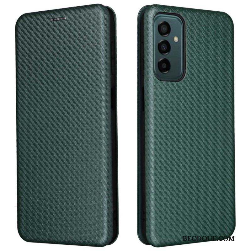 Flip Cover Samsung Galaxy M23 5G Fibre Carbone