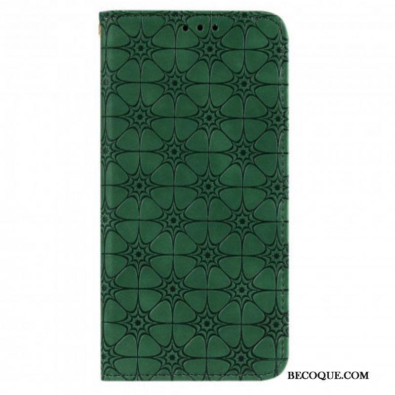 Flip Cover Samsung Galaxy M31 Fleurs Baroques