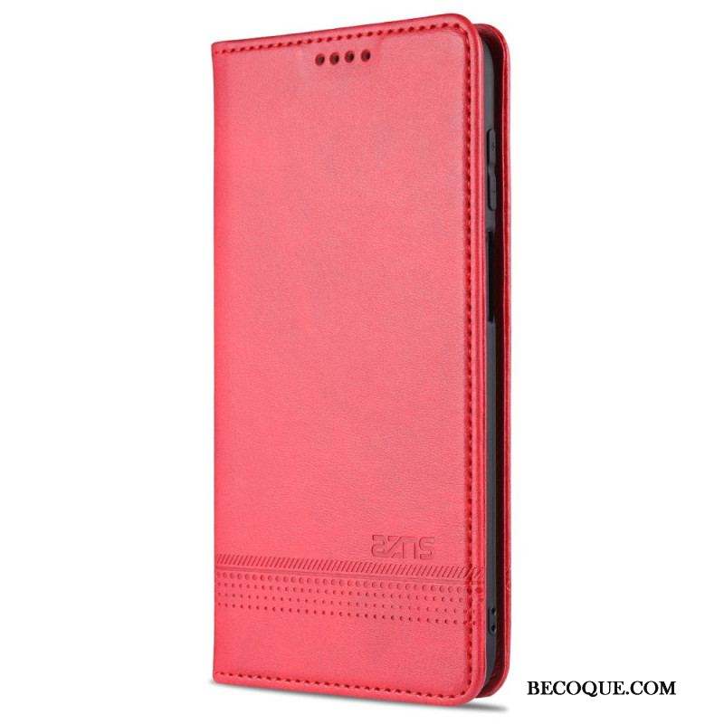 Flip Cover Samsung Galaxy M32 Style Cuir AZNS