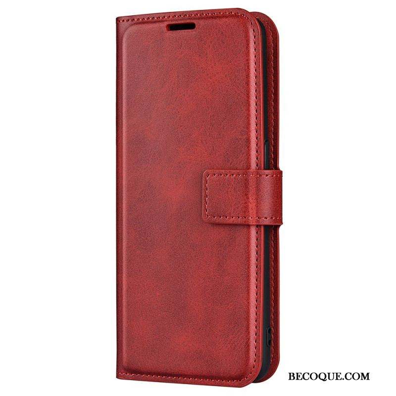 Flip Cover Samsung Galaxy M52 5G Cuir Élégant