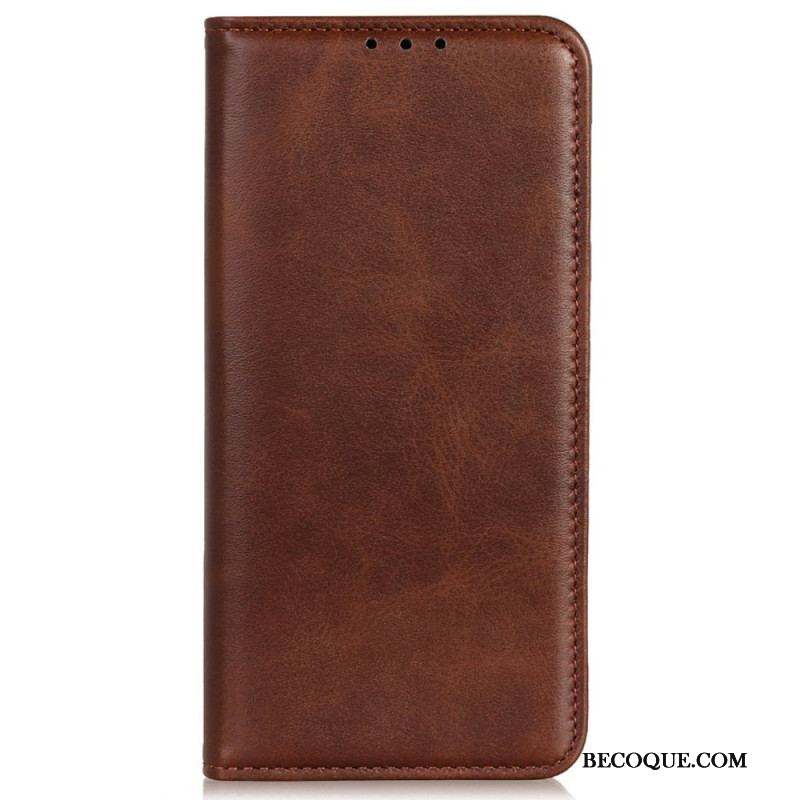 Flip Cover Samsung Galaxy M52 5G Cuir Élégant